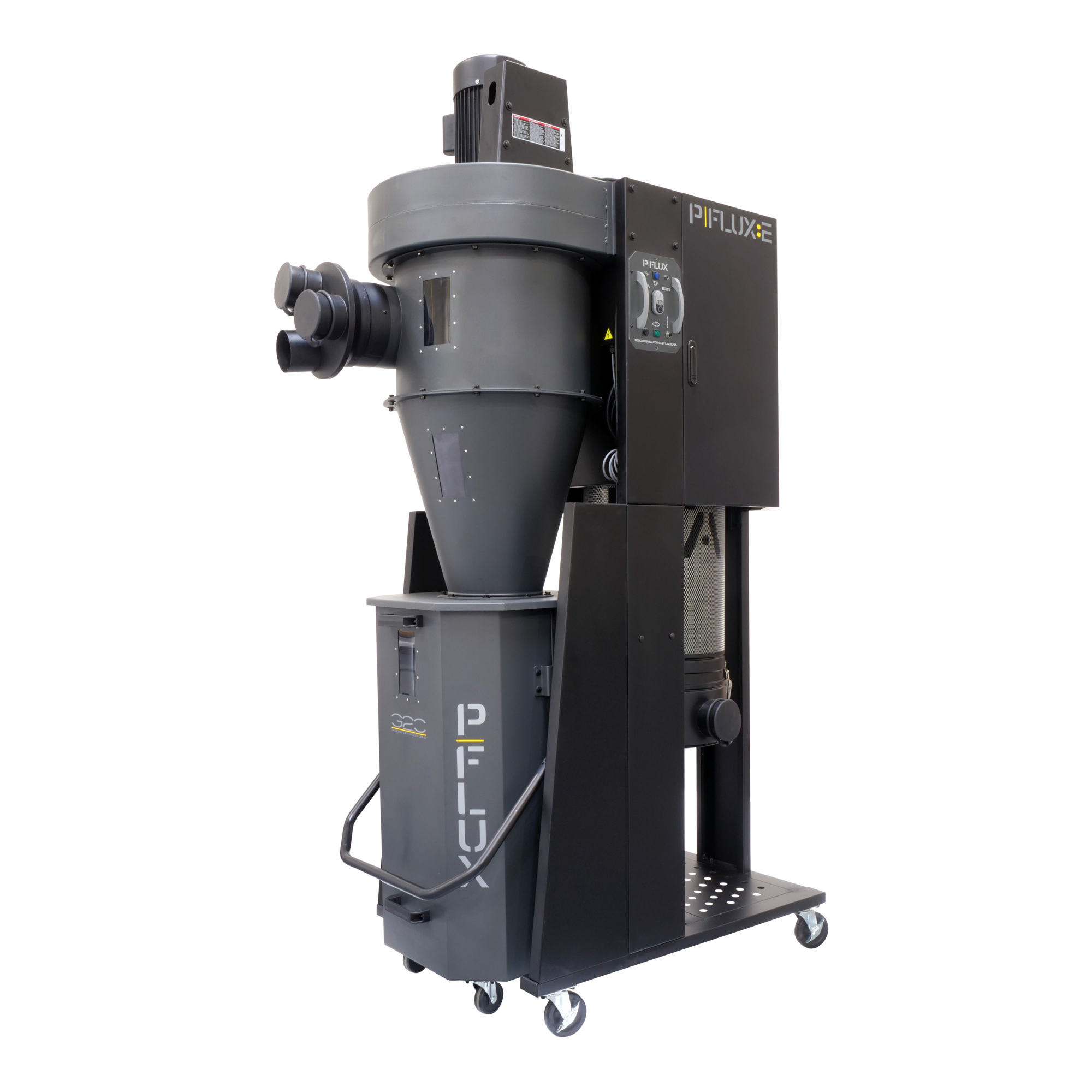 Laguna P|Flux Cyclone Dust Collector - 2 HP, 220V, 46-Gallon Capacity, Auto-Clean, Model# P|FLUX: 2